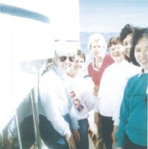 C Fredriksen, A Decker, ?, I Machado, L Ortega, M Teranishi at SF reunion.