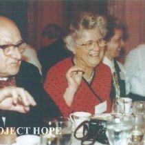 Dr Helfer and Lenore Helfer at the San Francisco rReunion.