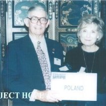 Dr Hal Royaltey and Mary Elmore at 1996 reunion in Seattle.