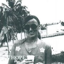 Anita Lystad Cabanilla in Natal Brazil in 1972.