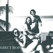 Aggie Fee, Mary Walsh and John Walsh in Natal Brazil in 1972.