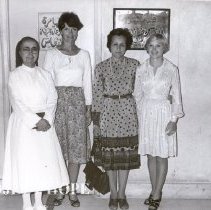 From left:  Sr Mary Joseph, Sharon Reeves, Effatt Kamel, Nancy Chandler