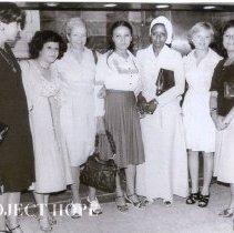 Far Left: Sharon Reeves, 3rd from left Karen Amin, second rt Nancy Chandler