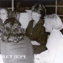 Clockwise:  Sister Mary Joseph, Sharon Reeves, Nancy Chandler, Wedad Willia