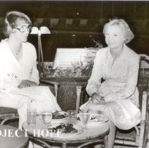 Marilyn Ryan and Nancy Chandler, Cairo Egypt, 1978