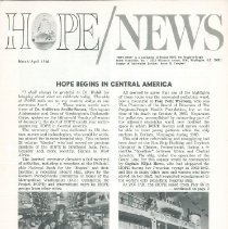 HOPE/NEWS March/April 1966 page   1