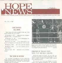 HOPE News Vol 5 No. 4/1967  Page 1