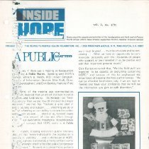 Inside HOPE Vol. 2, No.1/70 page  1