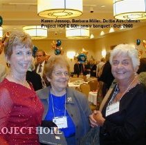 Karen Jessop, Barbara Miller & Dorothy Aeschliman at the 2008 Reunion  DC.