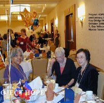 Louise Ortega, Sue Willson and Miyeko Teranishi at the 2008 Reunion in DC.