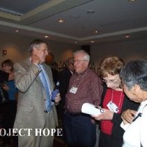 Bill Walsh Jr, Bill Peters, unknown, Naomi Nakashima 50th in 2008 in DC.