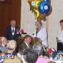 Dr Howe, Dolores Delcoma and Val Cook at the 2008 HOPE reunion in DC.