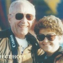 Eldon Ellis and Ginny Ellis at 1993 reunion in Albuquerque.