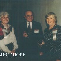 Esther Kooiman and unknown at the 1993 reunion in Albuquerque.