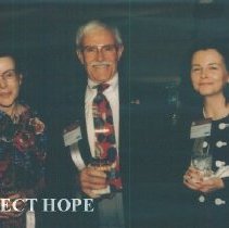 Unknown, Paul Cherney and Unknownat the 1993 reunion in Albuquerque.