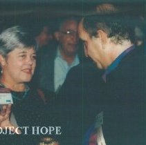 Grace Tucker and unknown at the 1993 reunion in Albuquerque.