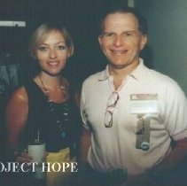Unknown and Stephen Schonfield at the 1993 reunion in Albuquerque.