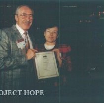 Eldon Ellis and Judy Berner at the 1993 reunion in Albuquerque.