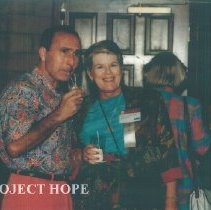 Roshdy and Sherrel Roshdy Bradford at the 1993 reunion in Albuquerque.