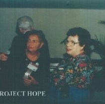 Dorothy Aeschliman, Dorothy and unknown at 1993 reunion in Albuquerque