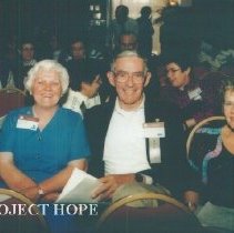 Alice Royaltey, Hal Royaltey and Ann Ledford at 1993 reunion in Albuquerque