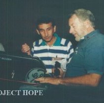 Ed Maggiore and Wally Chipman at the 1993 reunion in Albuquerque.