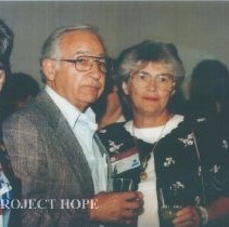 Joanne Jene and unknown at the 1993 reunion in Albuquerque.