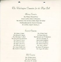 Invitation to the 1964 HOPE Ball.