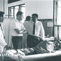 Gilbert Mueller with counterparts at Kandy General Hospital in Ceylon.