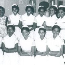 Ceylonese student nurses on the SS HOPE in Ceylon.