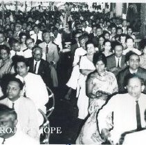 Welcoming ceremonies held in Colombo, Ceylon port 1968.