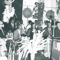Welcoming ceremonies held in Colombo, Ceylon port 1968.