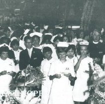 Welcoming ceremonies held in Colombo, Ceylon port 1968.