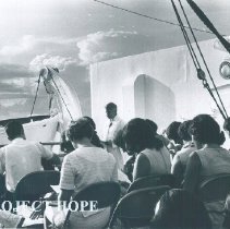 Sunrise Easter Folk Mass 1968 on the SS HOPE in Ceylon.