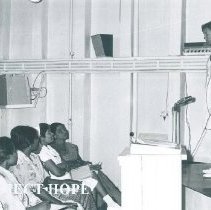 Elaine Gysler nursing orientation on the SS HOPE in Ceylon.