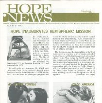 HOPE News vol 8 No 2/1970 Pg1