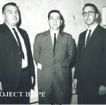 Don Weaver, Archie Golden and Burtt Richardsonin in Trujillo, Peru.