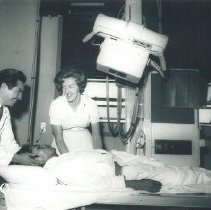 Rose Kohls with her counterpart inTurjillo, Peru.