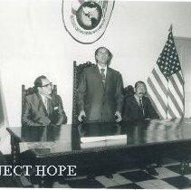 Jorge de Vinatea, Otto Cedron and Christian Acosta Peru/American Cultural.