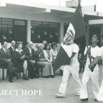 Opening Ceremony at Mannucci School in Peru.