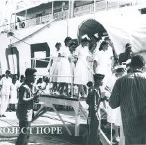 Project HOPE's nurses on the first voyage of the SS HOPE 1960.