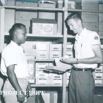 Chuck Dickerson, Assist Hosp Admin on the SS HOPE in Indonesia.