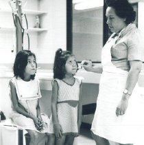 Project HOPE trained Health Assistant in the County Health Department.