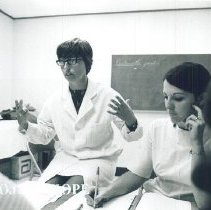 Marie Zeuthen, Med Tech with Project HOPE at Mercy Hospital.