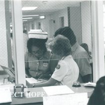 HOPE nurse Camille Scheffler at Hotel Dieu hospital in El Paso Texas 1970