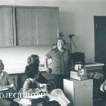 Project HOPE nurse Evelyn Ross in class at El Paso Community College.