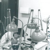 Dental lab in new Allied Health Center of El Paso CC with HOPE 1970.