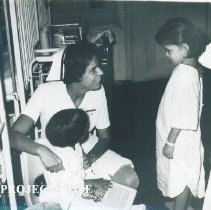 Ada Schoch HOPE nurse on the SSHOPE in Guayaquil,Ecuador 1963.