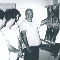 Unknown HOPE staff in x-ray with counterpart on the SSHOPE in Ecuador 1963