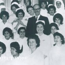 Alice James in a hospital in Quayaquil, Ecuador 1963.